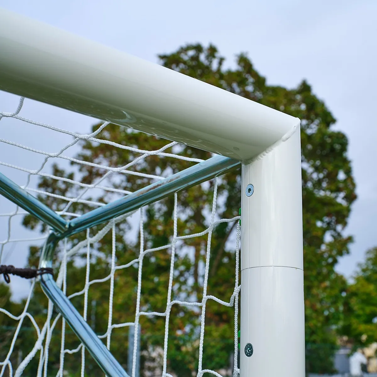 Porta calcio 4x2 trasportabile in acciaio | Conquest