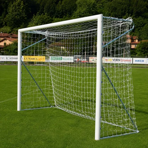 Porta calcio mt 4x2 trasportabile in acciaio