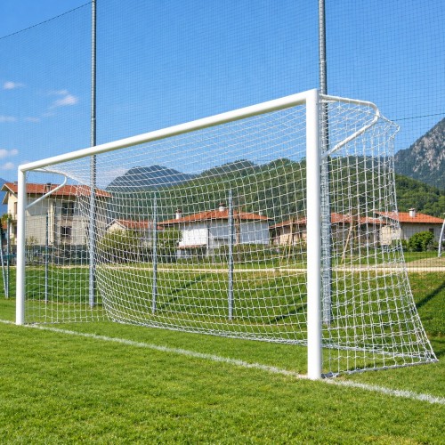 Porte Calcio 7,32x2,44 Reggirete a Gomito 120x100 | Coppia