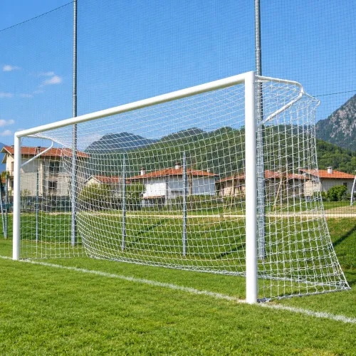 Porte Calcio 7,32x2,44 Reggirete a Gomito 120x100 | Coppia