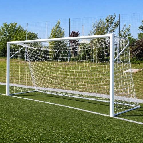 Porta da calcio 6x2 fissa in alluminio 100x120 mm