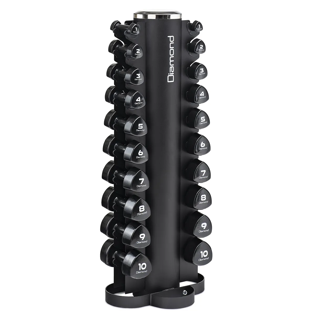 Rastrelliera Diamond per manubri | 2 colonne 10 coppie