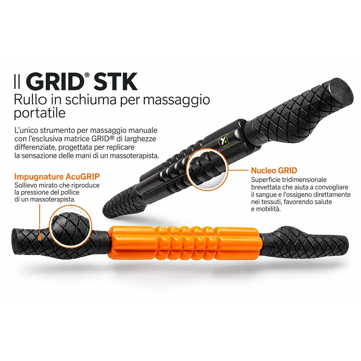 TriggerPoint GRID STK rullo massaggiante | Conquest
