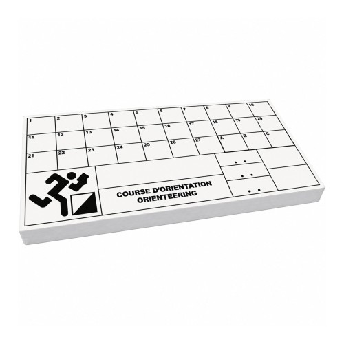 Set 50 cartellini orienteering impermeabili | Conquest