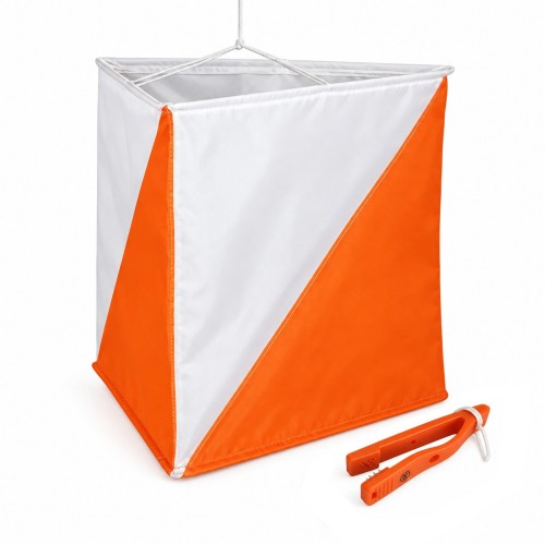 Lanterna per orienteering 30 &Atilde; 30 cm con punzone