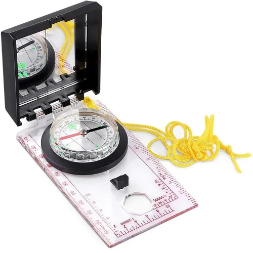 Bussola orienteering con specchio richiudibile | Conquest