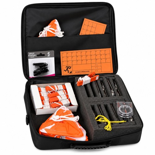 Set didattico per orienteering 10X con valigetta