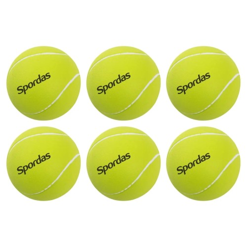 Confezione 6 palle tennis in spugna ad alta densit&Atilde;&nbsp;