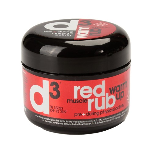 Crema riscaldante D3 Red Warm Up Rub 250 ml