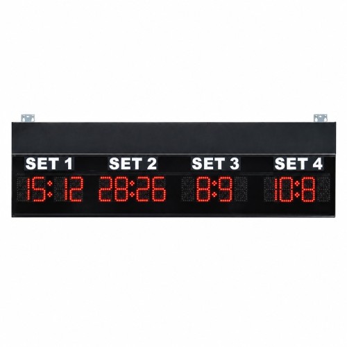 Tabellone elettronico punteggi dei set per volley e tennis