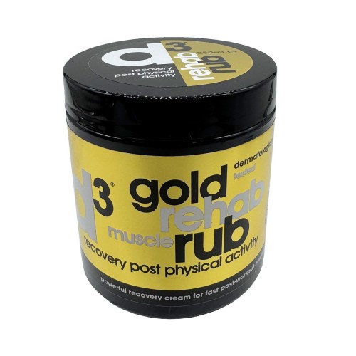 Crema massaggio lenitiva con arnica D3 Gold Rehab Muscle Rub 250 ml