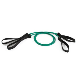 3961. Coppia di elastici per FitnesStick, colore Verde, resistenza leggera