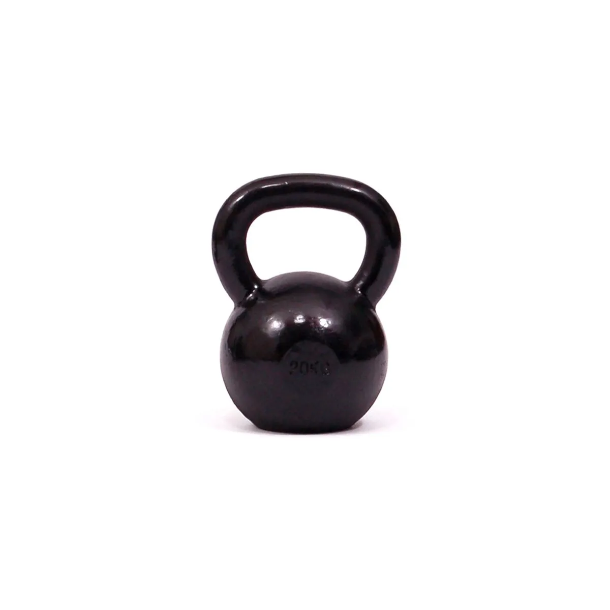 kettlebell 20 kg in ghisa verniciata, base antiurto