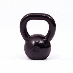 Kettlebell kg 8 in ghisa con base in gomma | Professionale