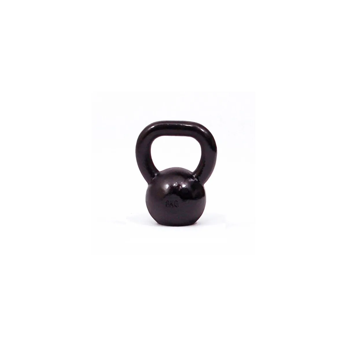 Kettlebell kg 8 in ghisa con base in gomma | Professionale