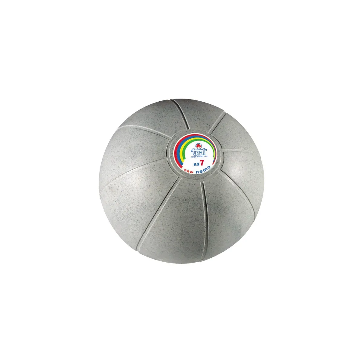 Palla medica in gomma modello New Nemo trial, peso 7 kg.