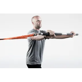 Barra Corebar Stroops per rip training, in alluminio o acciaio inox, doppio anello