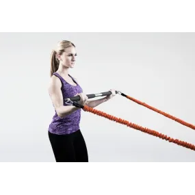 Barra Corebar Stroops per rip training, in alluminio o acciaio inox, doppio anello