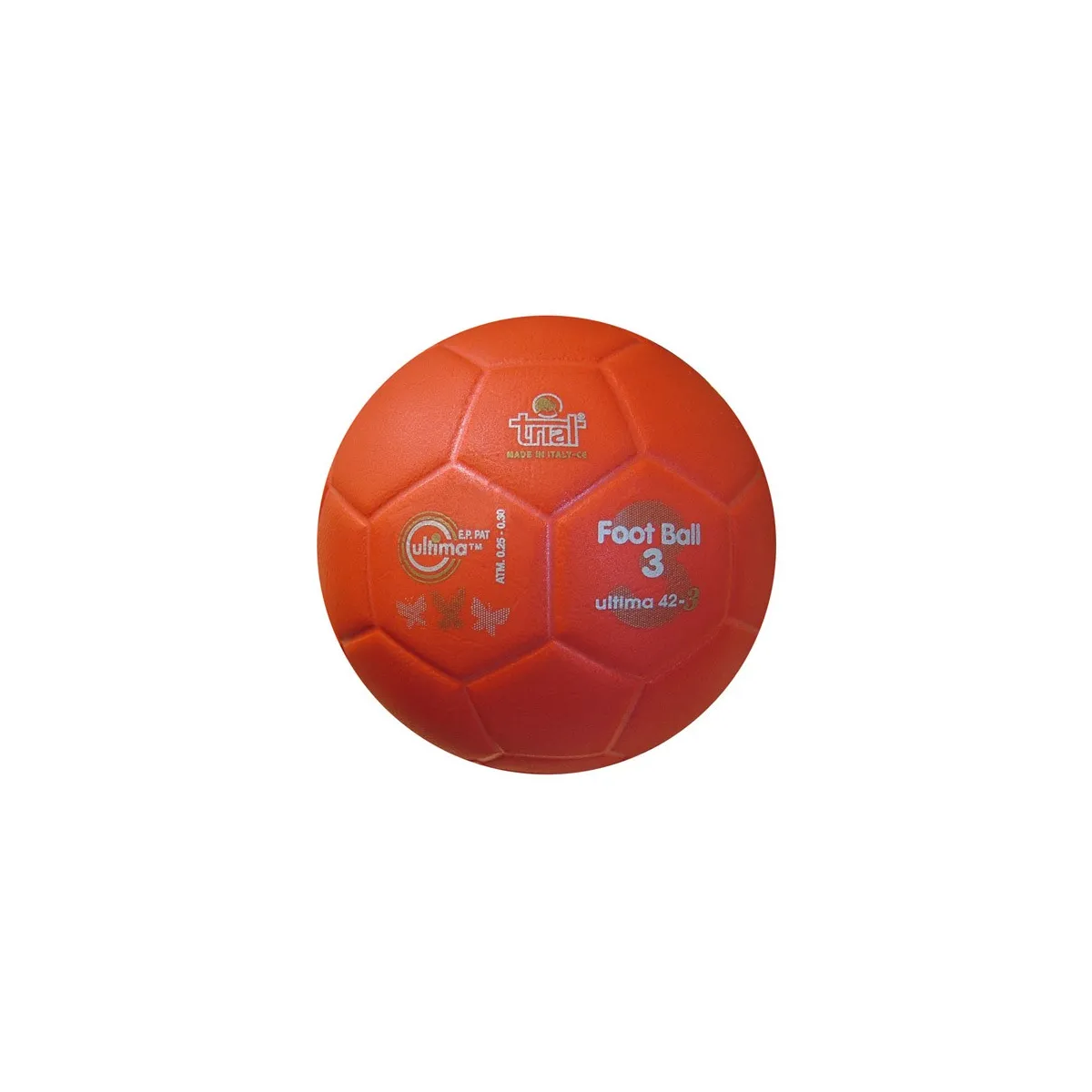 Pallone minicalcio Trial Ultima 42-3 a triplo strato, misura 3
