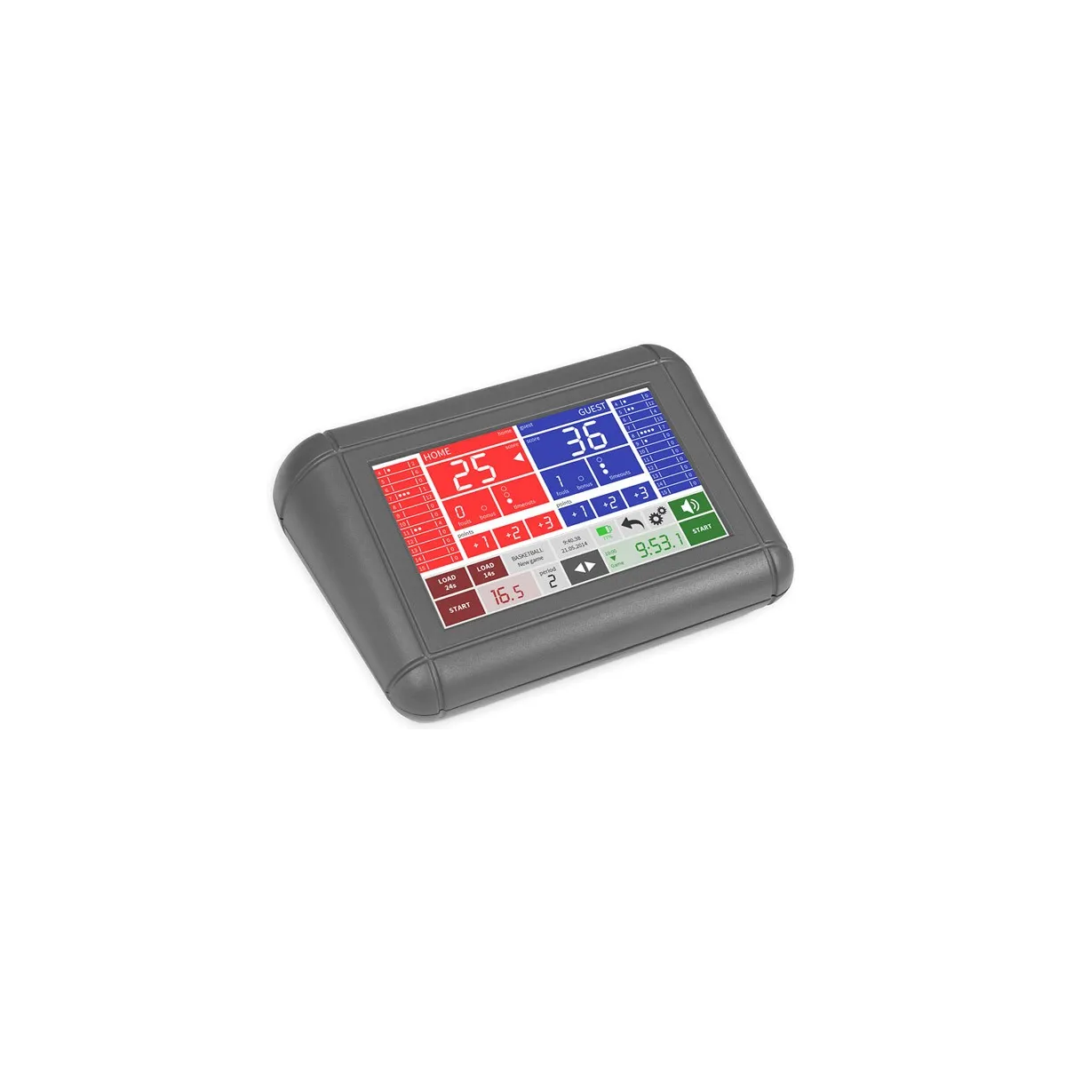 Tabellone elettronico segnapunti norme FIBA mod. MXL-F