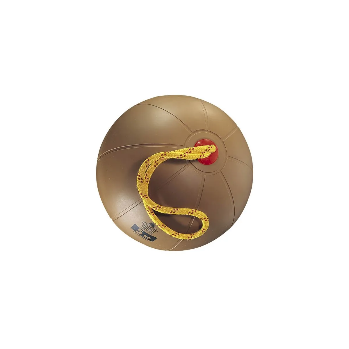Palla medica attrezzata con fune da 5 kg.