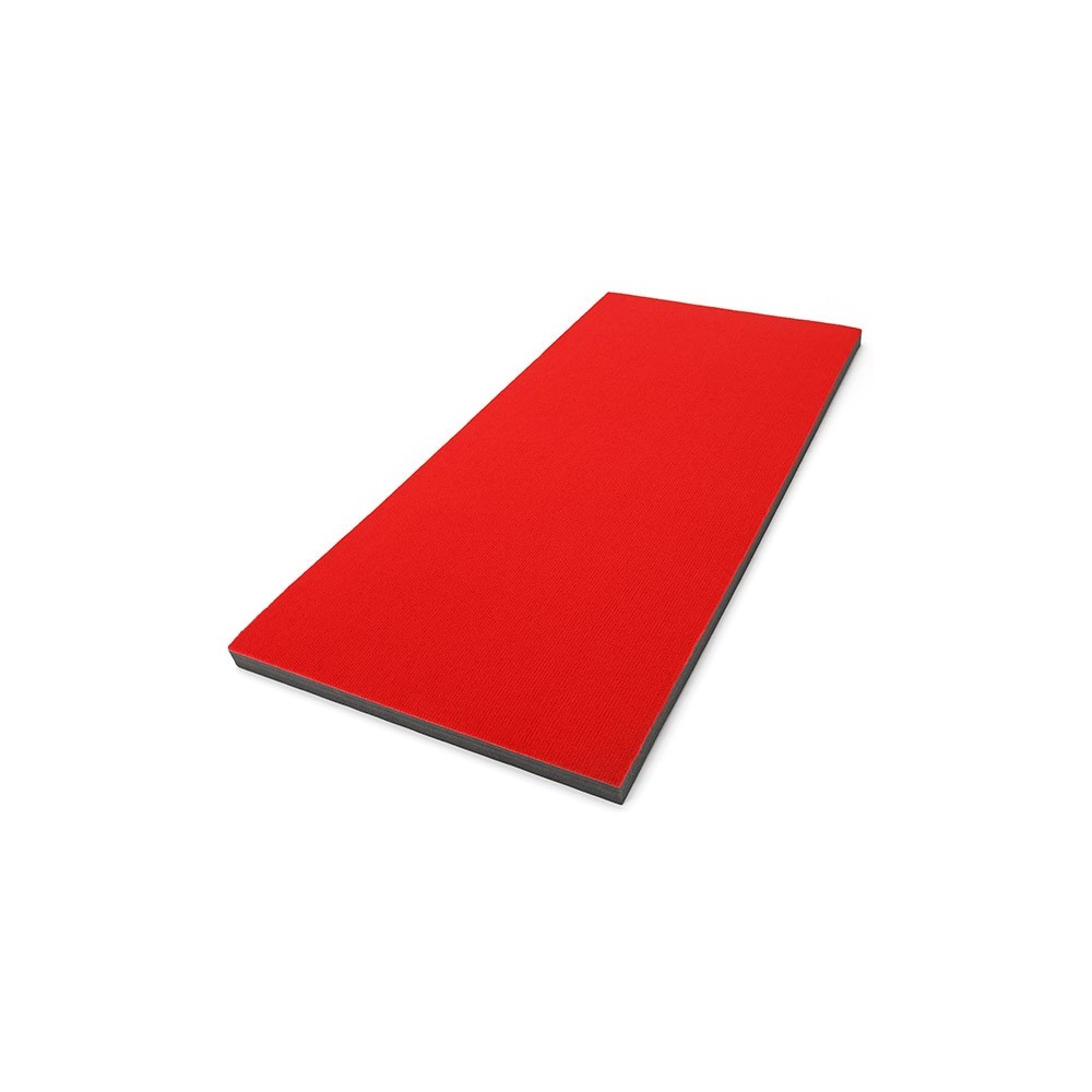 Tappeto-materassino per ginnastica Red Mat  cm. 200x95x5 con moquette, per ginnastica artistica