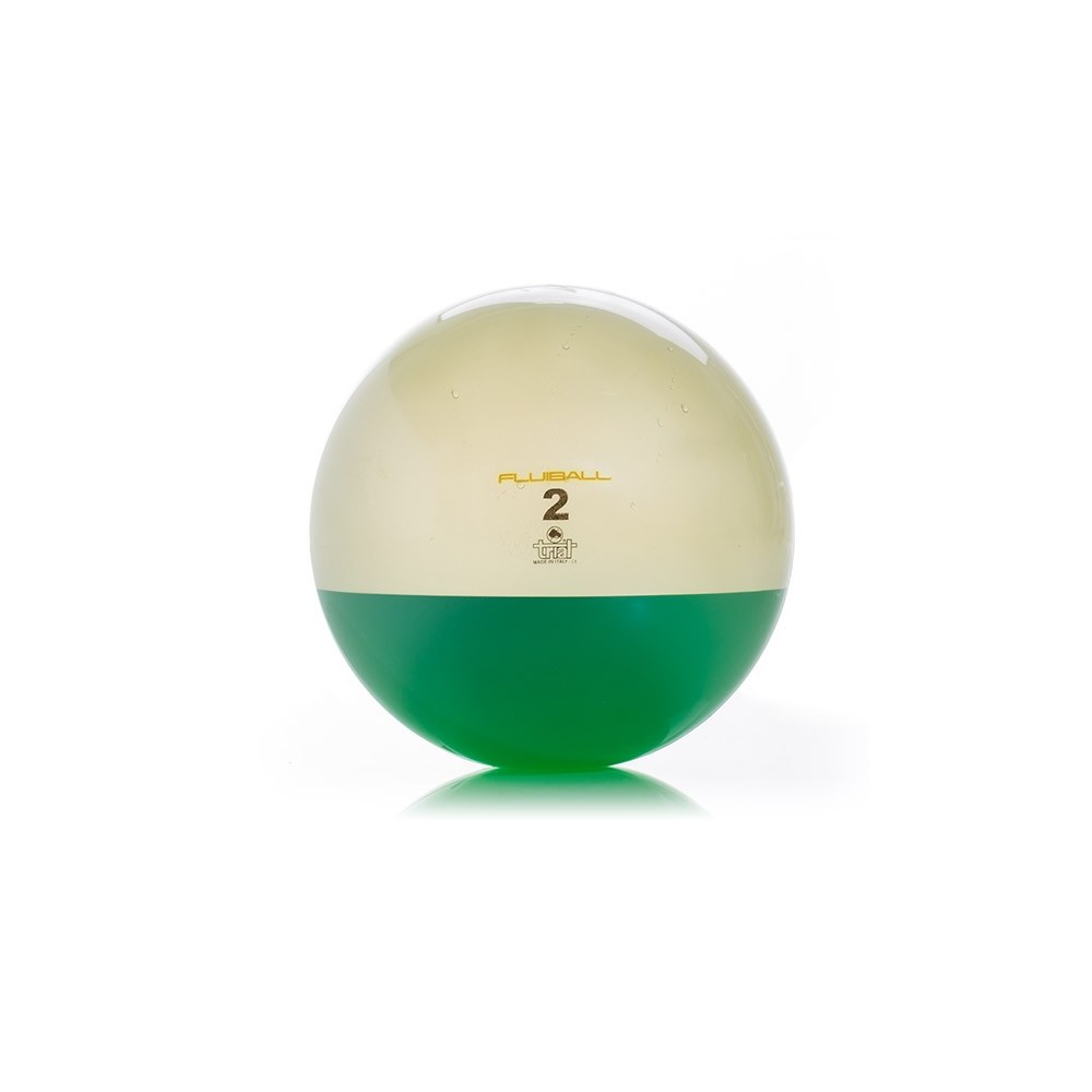 Fluiball kg 2 - palla medica con acqua colore verde | Conquest