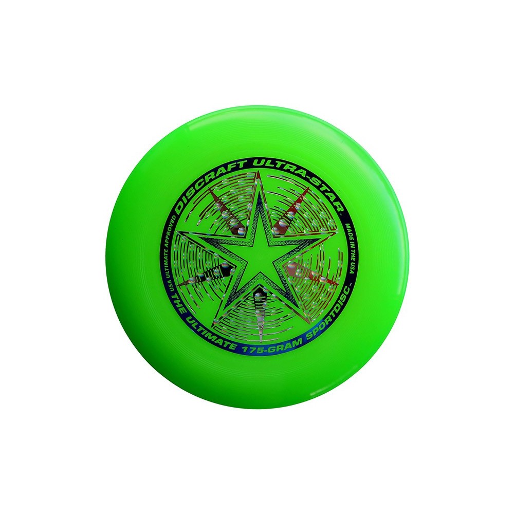 Frisbee UltraStar per Ultimate, da competizione verde