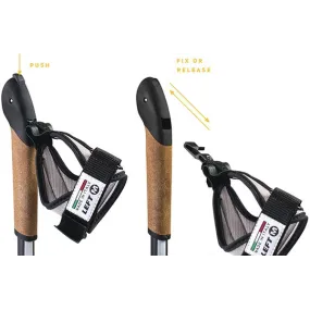 Coppia bastoncini Nordic Walking telescopici