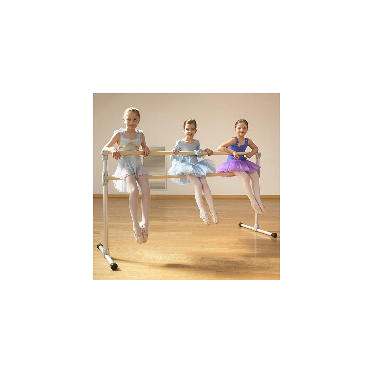 Sbarra danza mobile mod. Accademia da 2 metri, super resistente