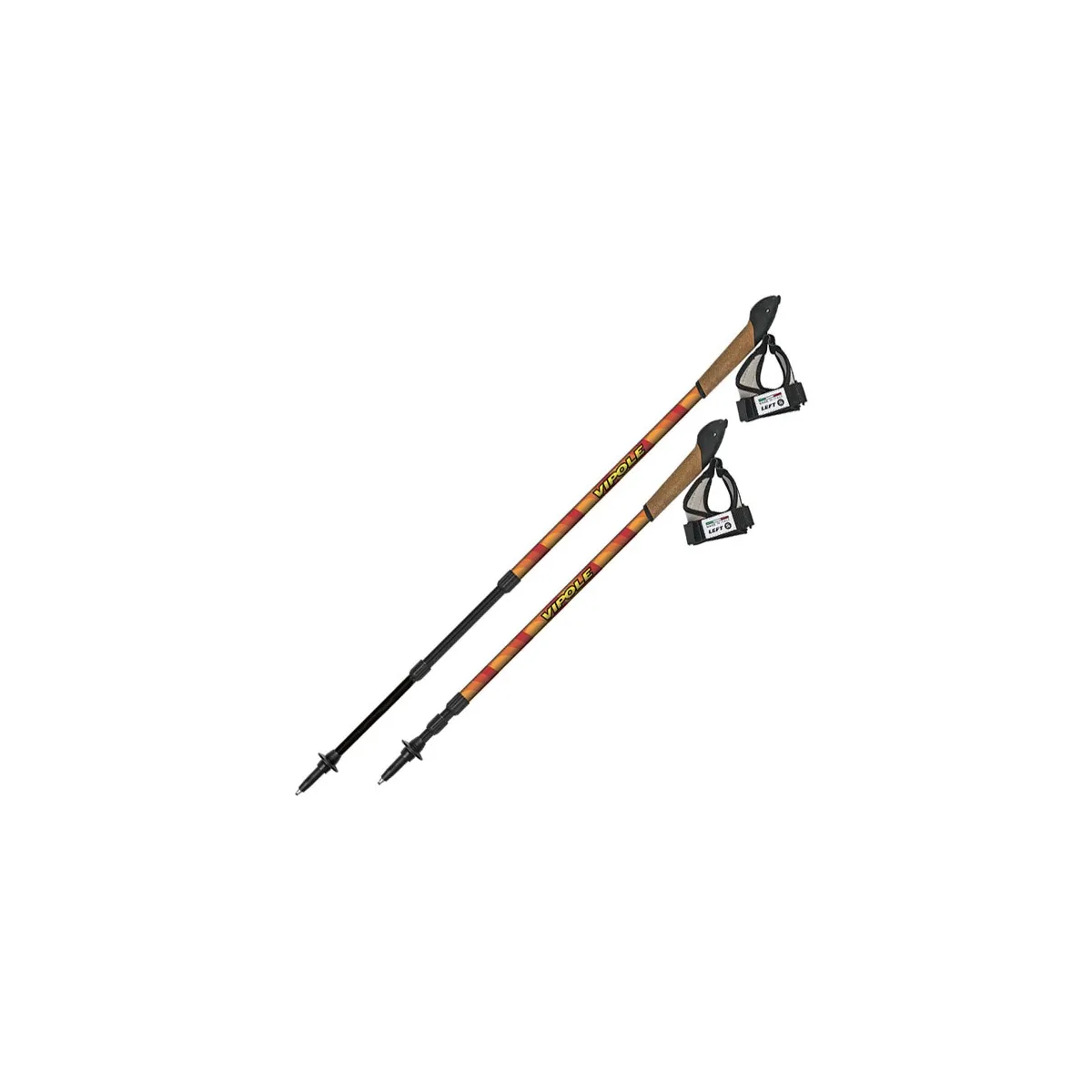 Coppia bastoncini Nordic Walking telescopici
