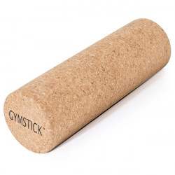 Rullo per automassaggio Gymstick interamente in sughero, riciclabile al 100%, lunghezza 30 cm., diametro 10,5 cm.