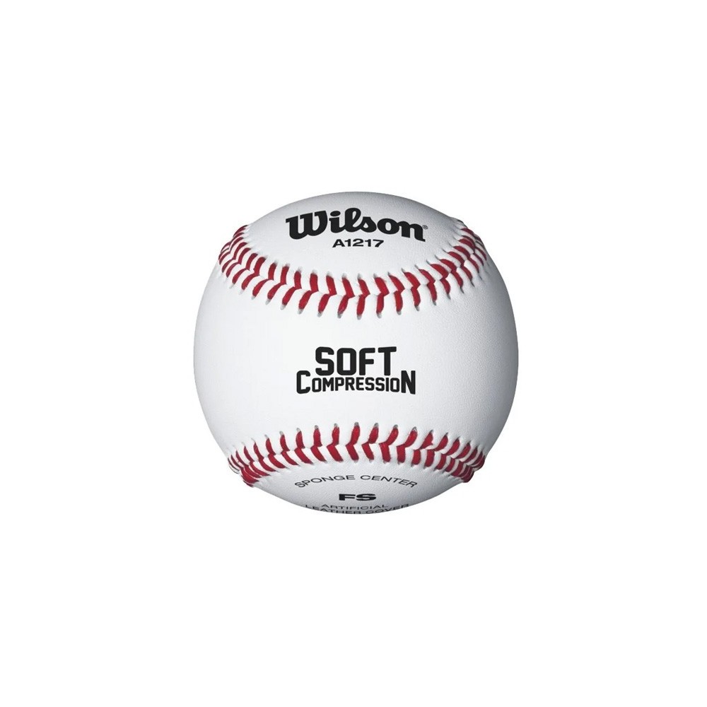 Palla baseball morbida Wilson A1217B soft compression, uso scolastico