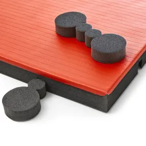 Tatami TIS Judo competition dettaglio incastri rosso