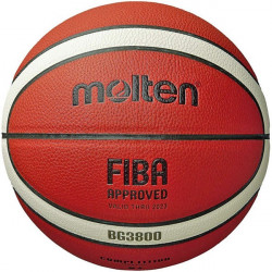 Pallone da basket Molten BG3800 da gara | Pelle sintetica | Misura 7