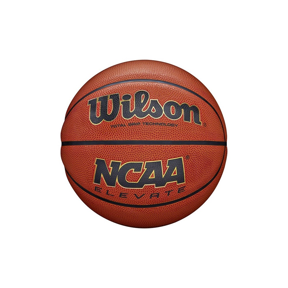 Pallone basket Wilson NCAA Elevate misura 7 in gomma ad alto grip