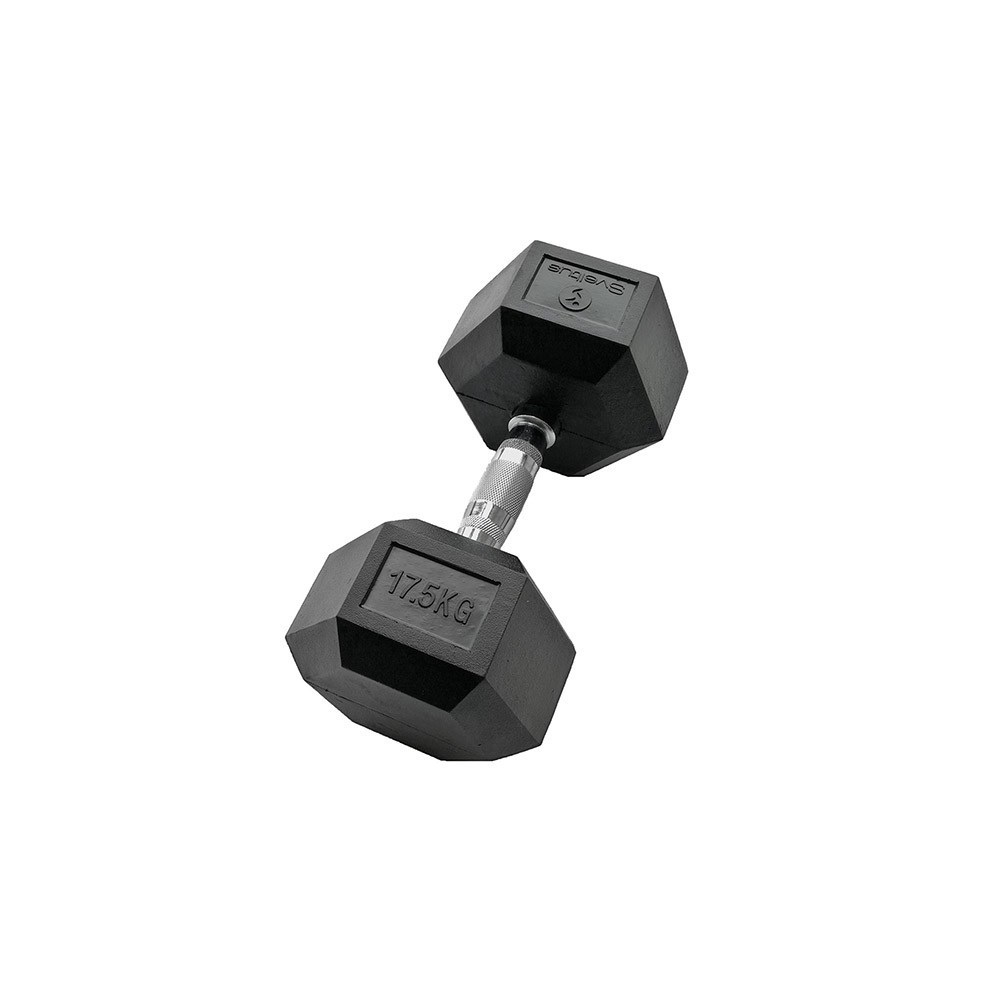 Manubrio per palestra da 17,5 kg modello esagonale Sveltus Manubrio per palestra da 17,5 kg modello esagonale Sveltus