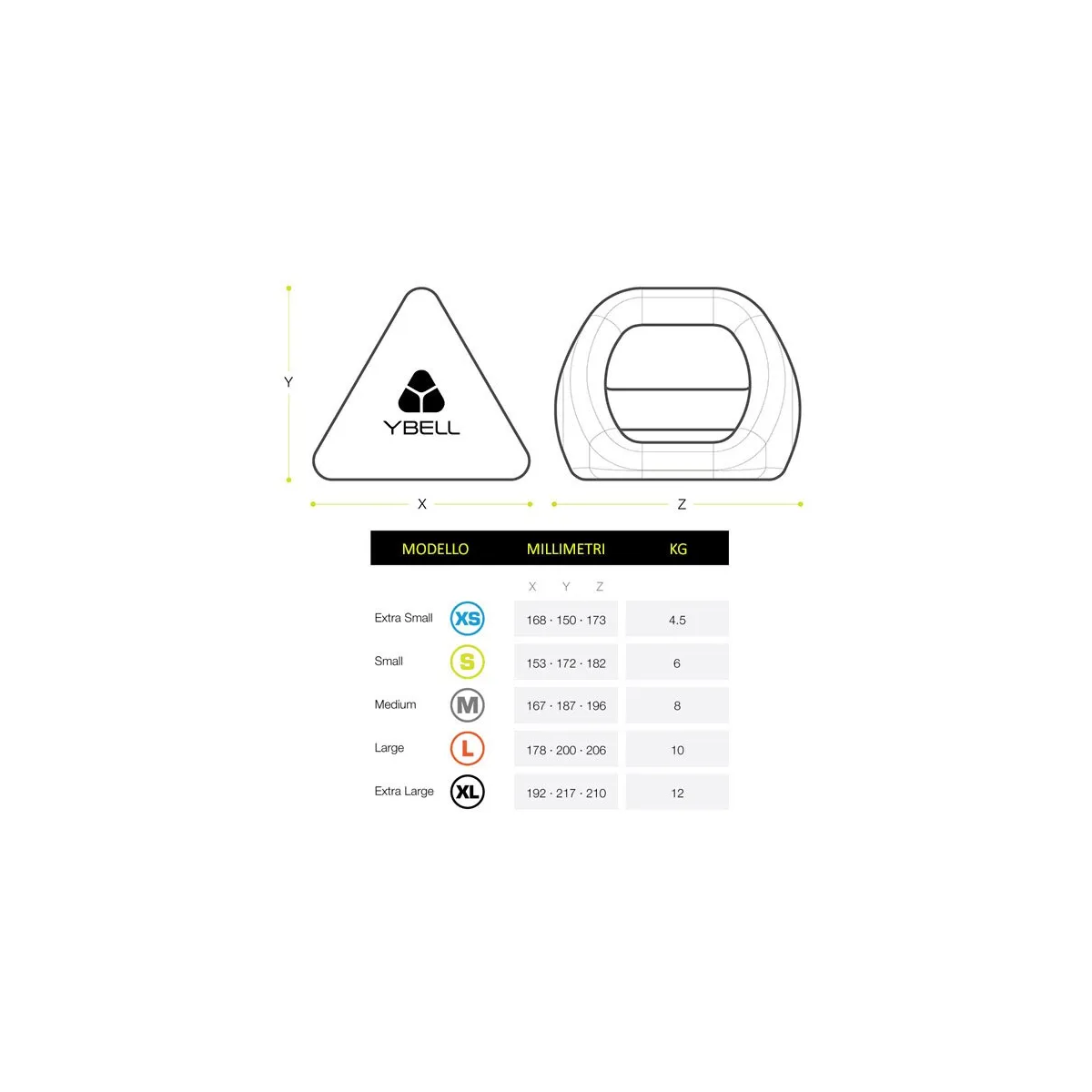 YBell Medium 8 kg | Functional Training | Fitness | Riabilitazione