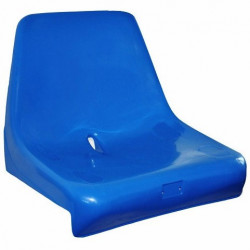 Sedile per tribuna con schienale alto, anti-UV | Versione non ignifuga