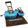 Slackline Slackers Classic da 15 metri, con cinghia di assistenza