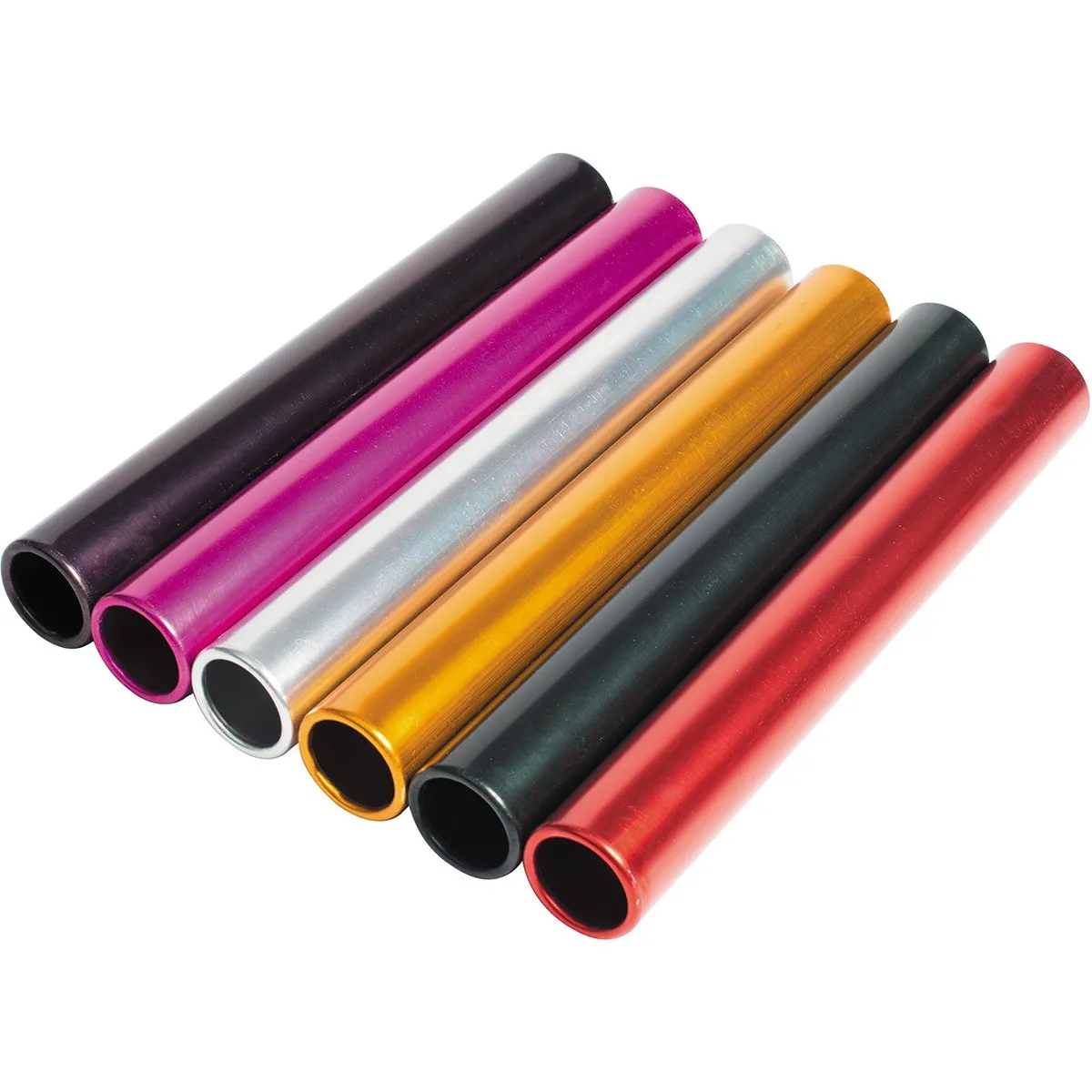 SET di 6 testimoni per staffetta in alluminio a norme IAAF