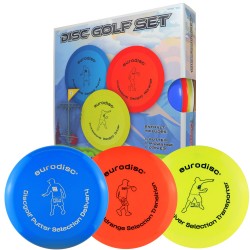 Set di 3 dischi per Disc Golf omologati PDGA