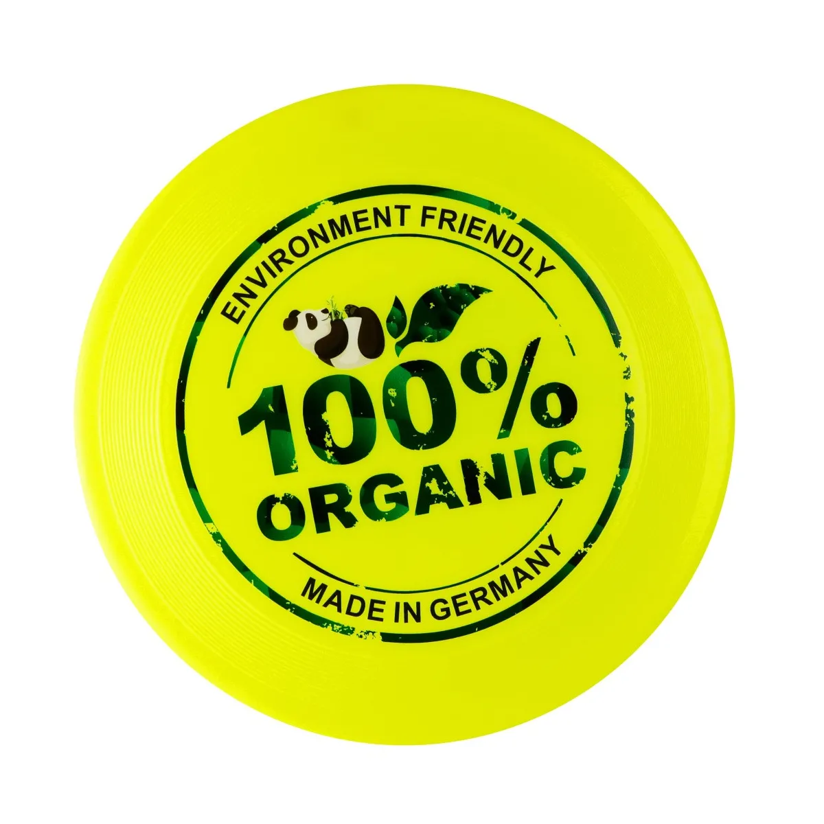 Frisbee ecologico da 23 cm colore giallo