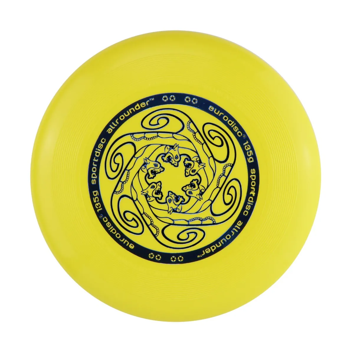 Frisbee Junior Ultimate e all-round da 135 gr giallo