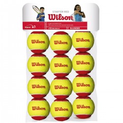 Confezione 12 palle Wilson Starter Red