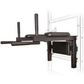 parallele 2 in 1 per addominali e dip da agganciare a spalliera