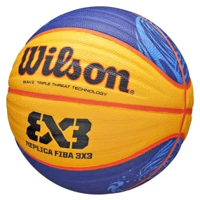 Pallone basket 3X3 Wilson Replica vista prospettiva
