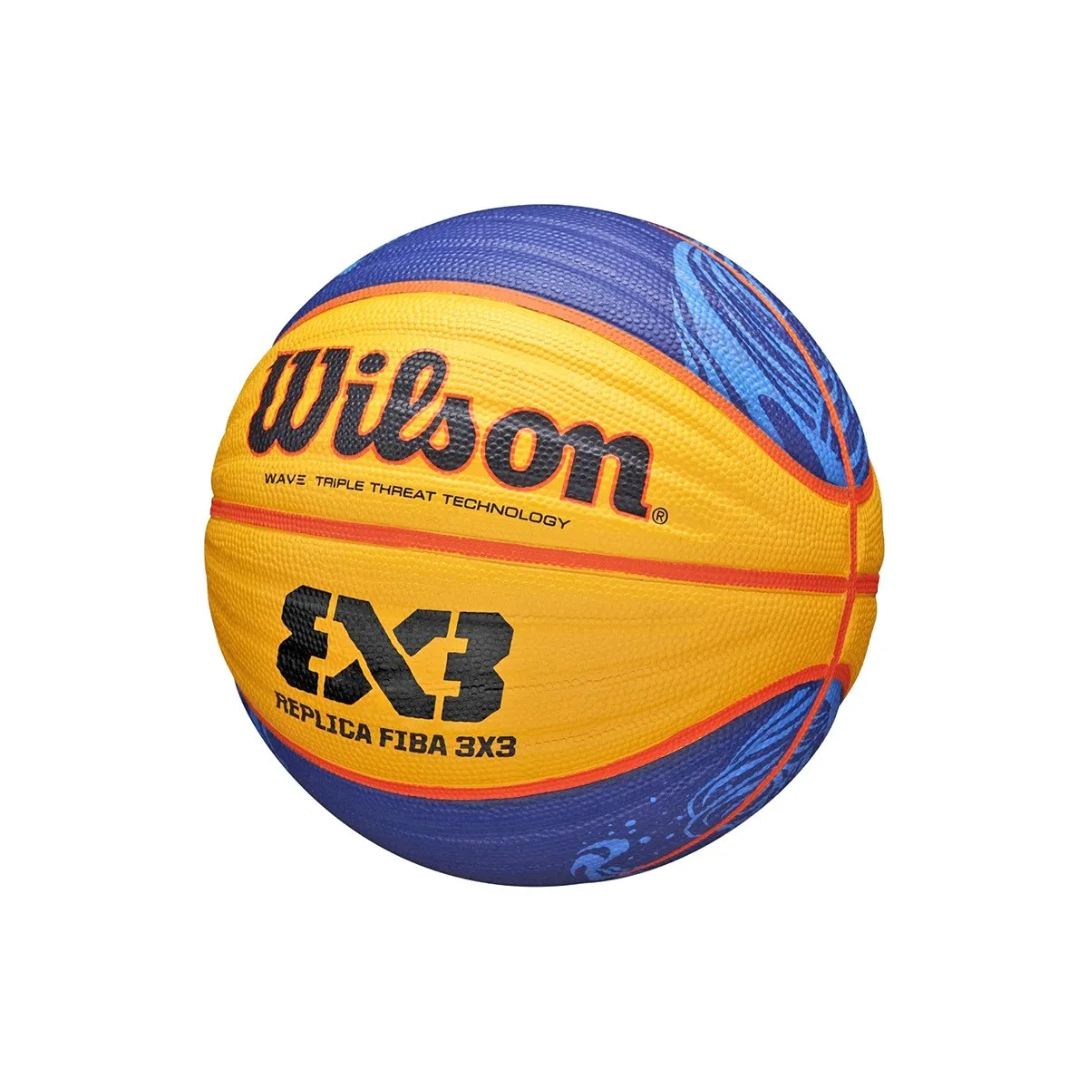 Pallone basket 3X3 Wilson Replica vista prospettiva