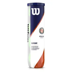 Tubo 4 palle Wilson Roland Garros Clay Court