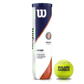 Tubo 4 palle Wilson Roland Garros Clay Court per terra battuta
